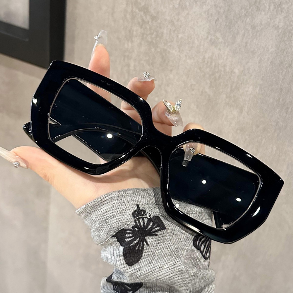 Photography Street - Gafas de sol extragrandes para mujer,