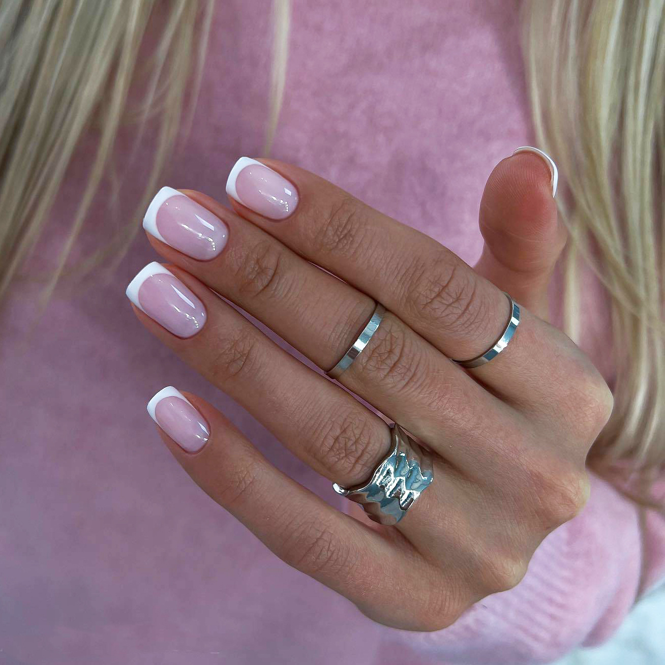 Photography Tips - 24 Uds. De uñas postizas cuadradas