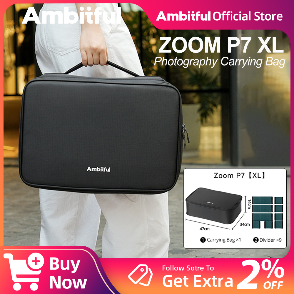 Photography Zooming - Ambitful ZOOM P7II XL bolsa de