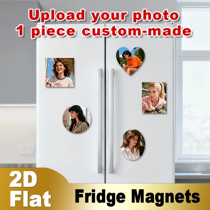 Photography Style - Imán de Refrigerador con Foto Personalizada,