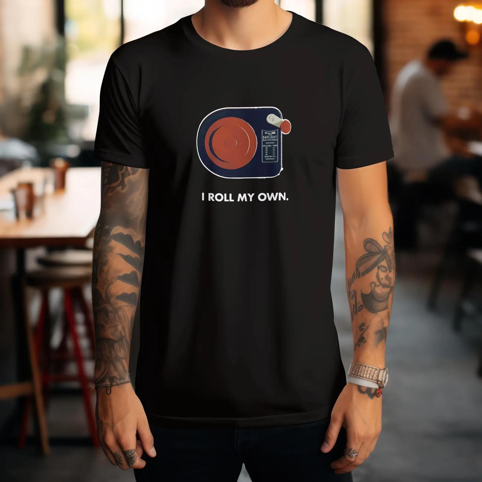Photography Graphic Design - Camiseta Softstyle con diseño divertido de