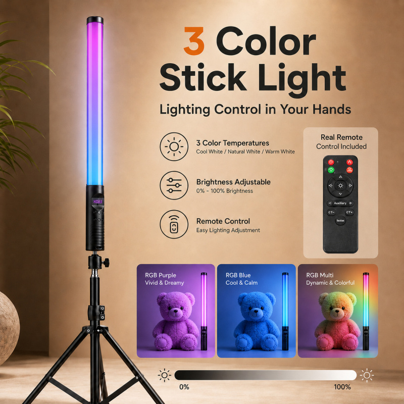 Photography Umbrella Lights - Varita de Luz de Video RGB