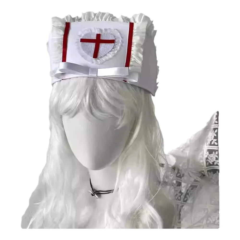 Photography Product - Gorro de enfermera para Cosplay, accesorios