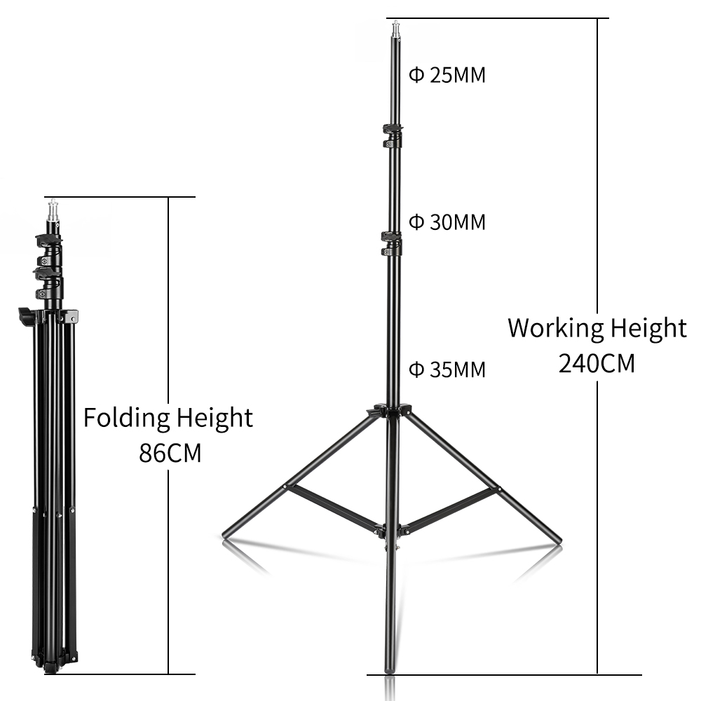 Trípode de fotografía de 240 c - Photography Umbrella Lights reseña y precio