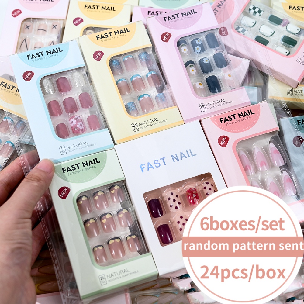 6 Cajas/Set de Uñas Postizas C - Photography Tips reseña y precio