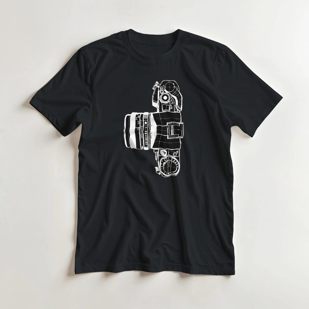 Camiseta vintage con diseño de - Photography Graphic Design reseña y precio
