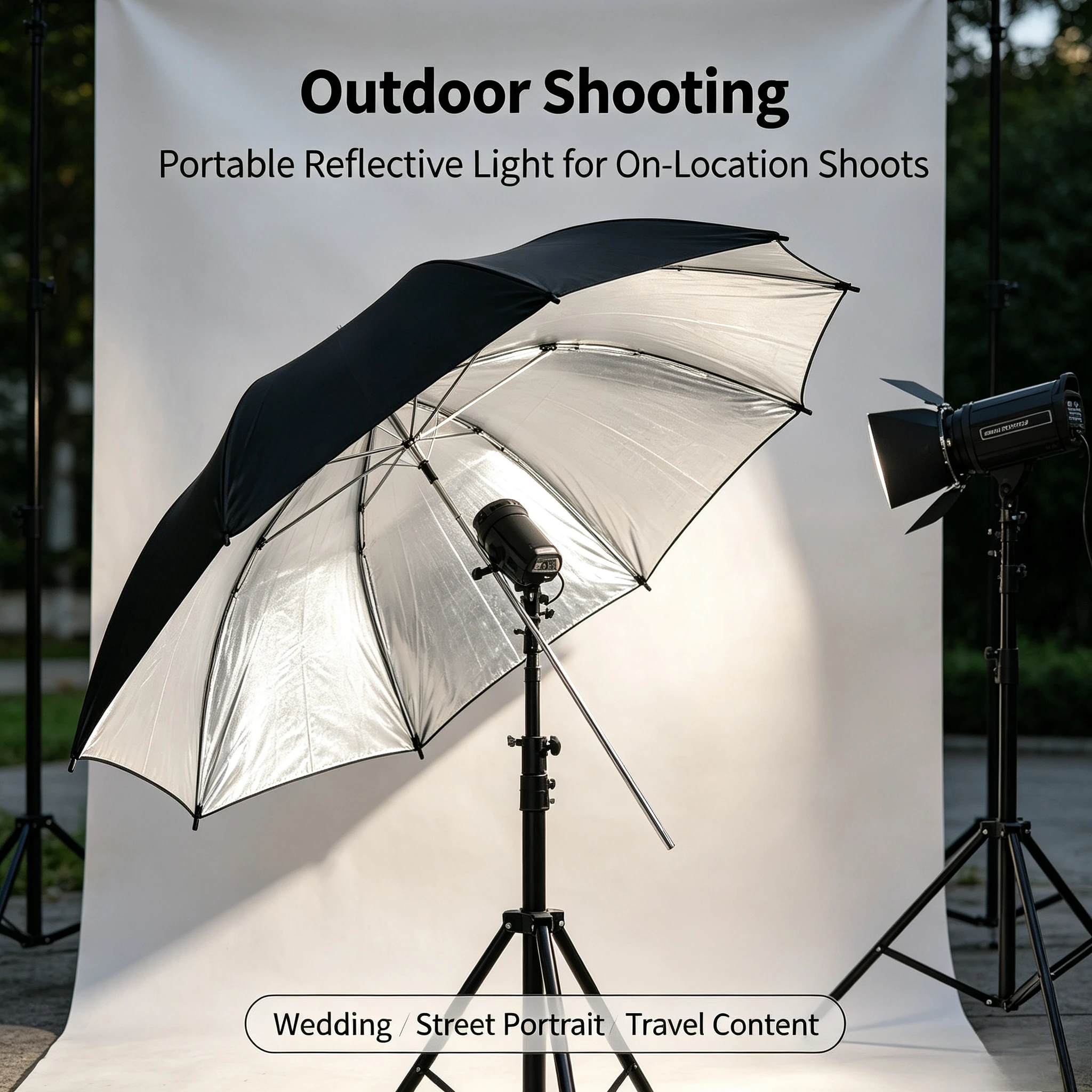 Paraguas Reflectante Negro Res - Photography Umbrella reseña y precio