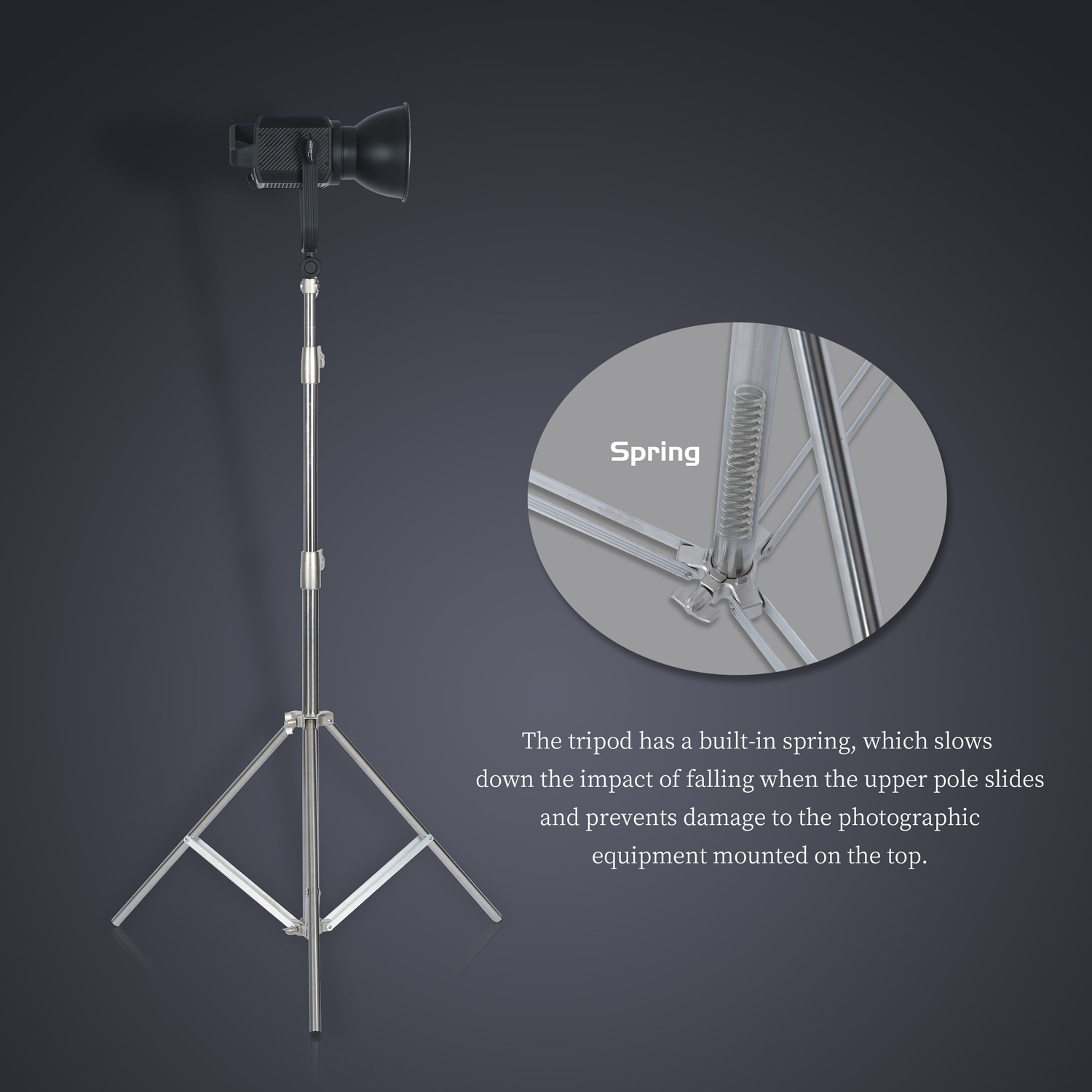 Soporte de luz de acero inoxid - Photography Darkroom reseña y precio