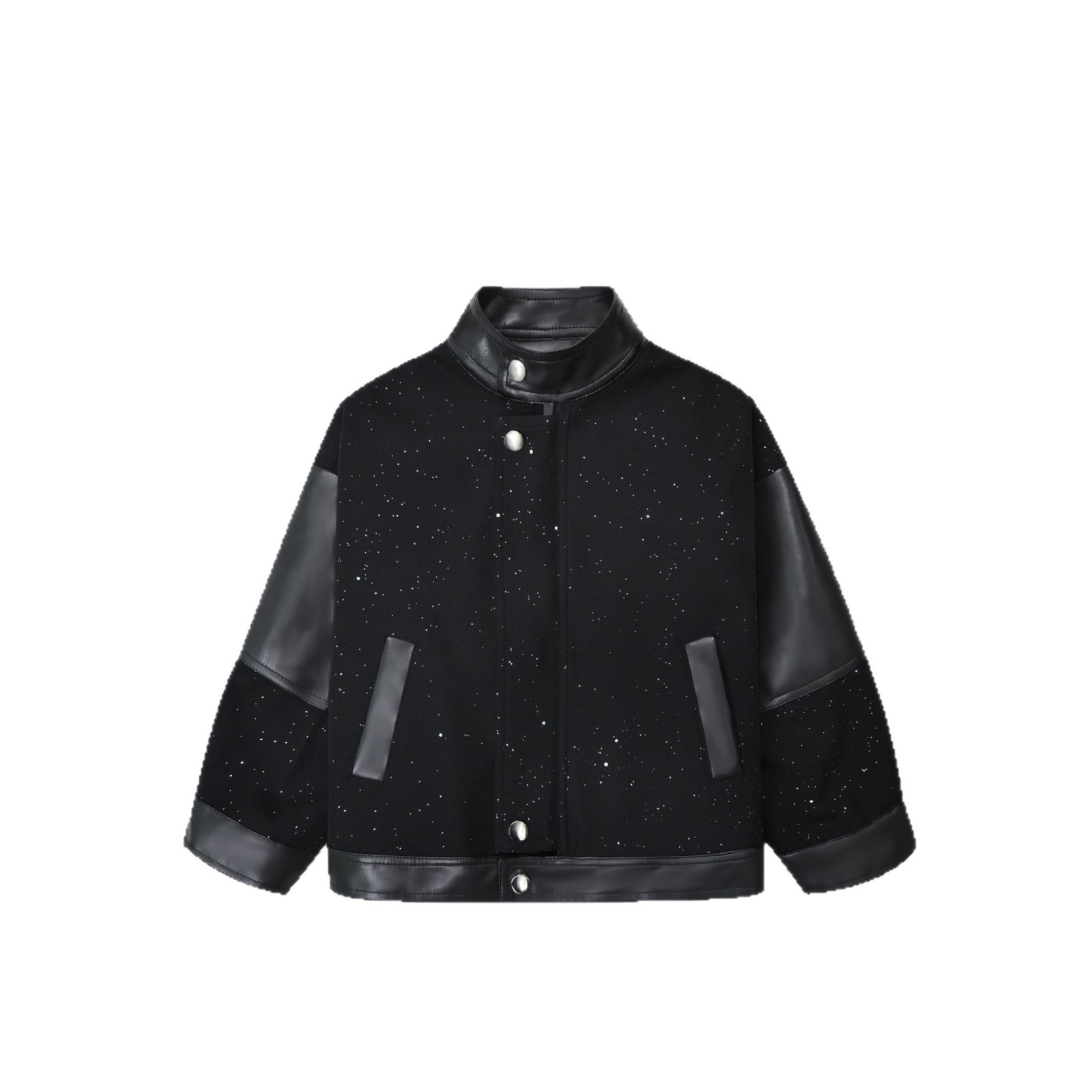 Chaqueta de cuero Pu brillante - Photography Street reseña y precio