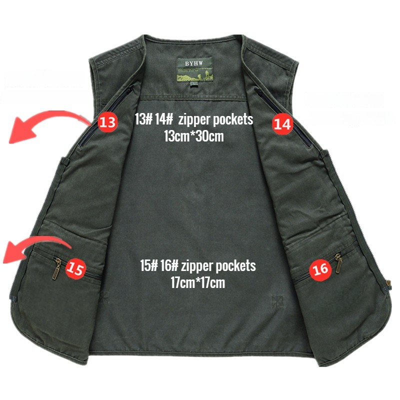 Chaleco multibolsillo para hom - Photography Vest reseña y precio