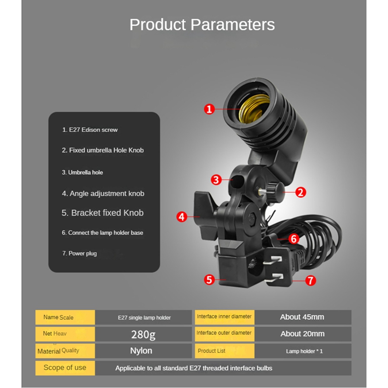 Lámpara de estudio fotográfico - Photography Umbrella Lights reseña y precio