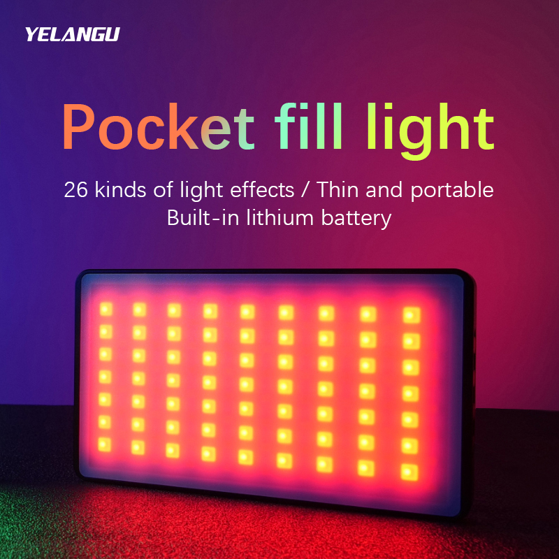 YELANGU RGB luz LED de vídeo W - Photography Umbrella Lights reseña y precio