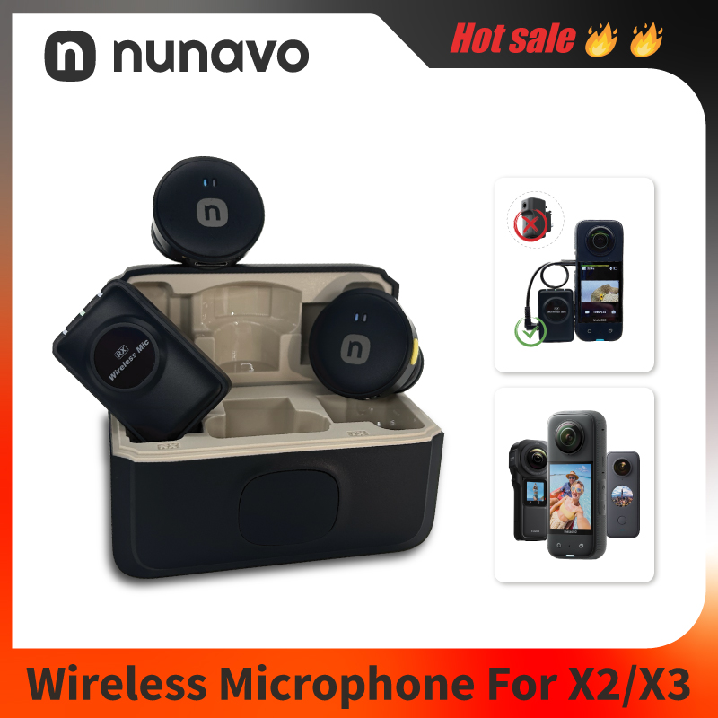 NUNAVO Micrófono inalámbrico p - Insta360 Camera X3 reseña y precio