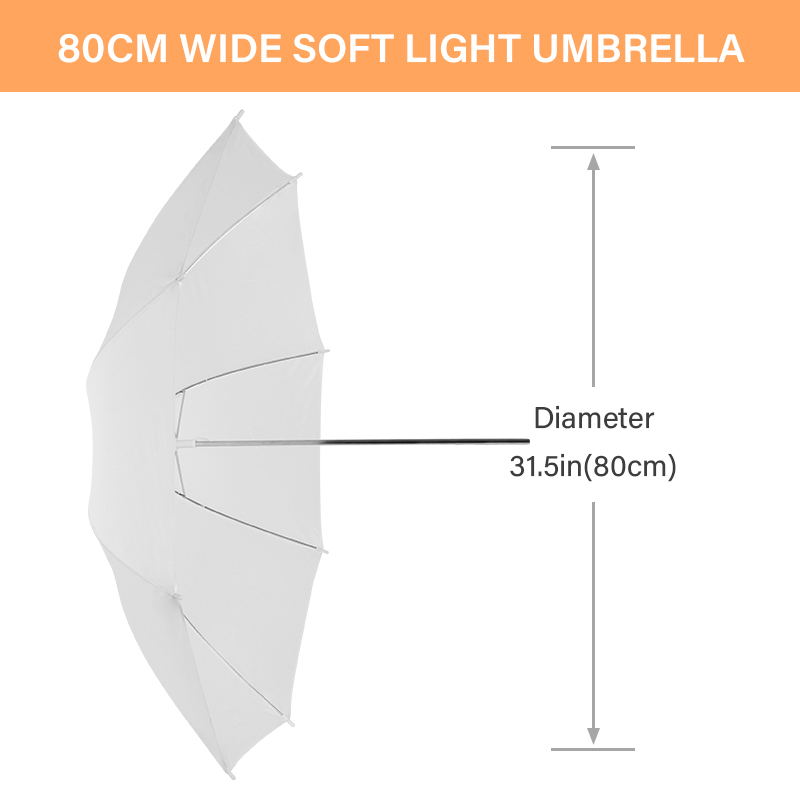 Paraguas difusor de luz blanca - Photography Umbrella reseña y precio