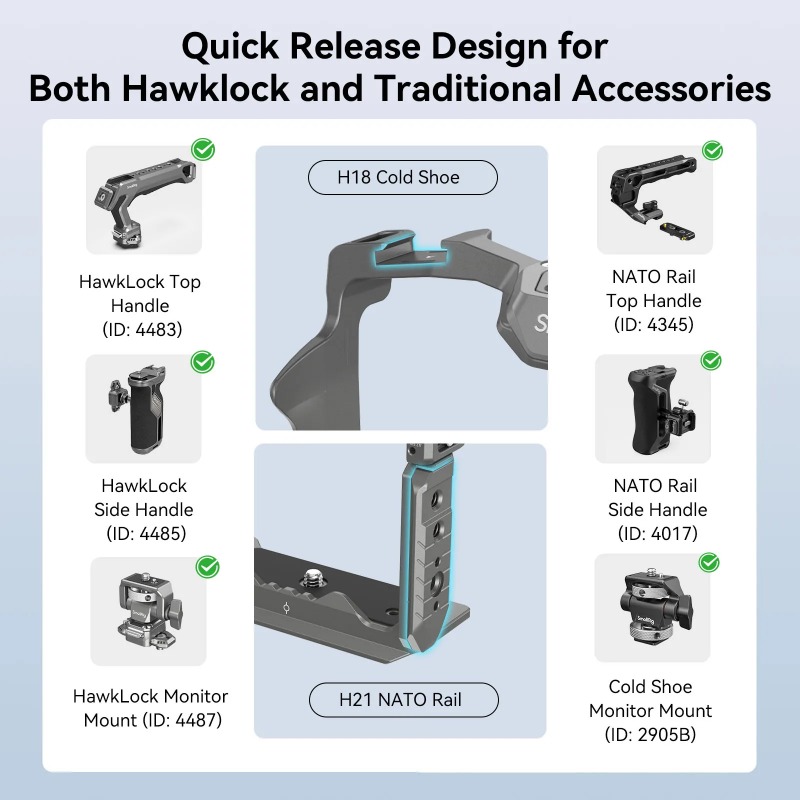 SmallRig 4481 HawkLock Jaula d - Sony Camera A7 Iv reseña y precio