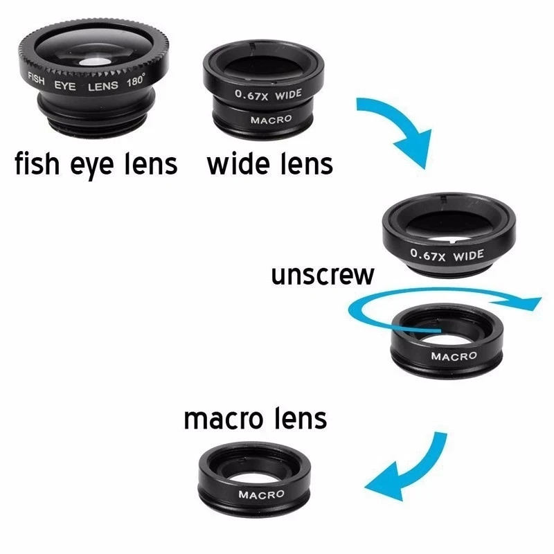 Lente de teléfono 3 en 1 tipo  - Photography Zooming reseña y precio