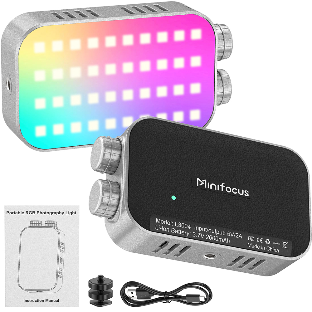 Luz de relleno RGB portátil Po - Photography Umbrella Lights reseña y precio