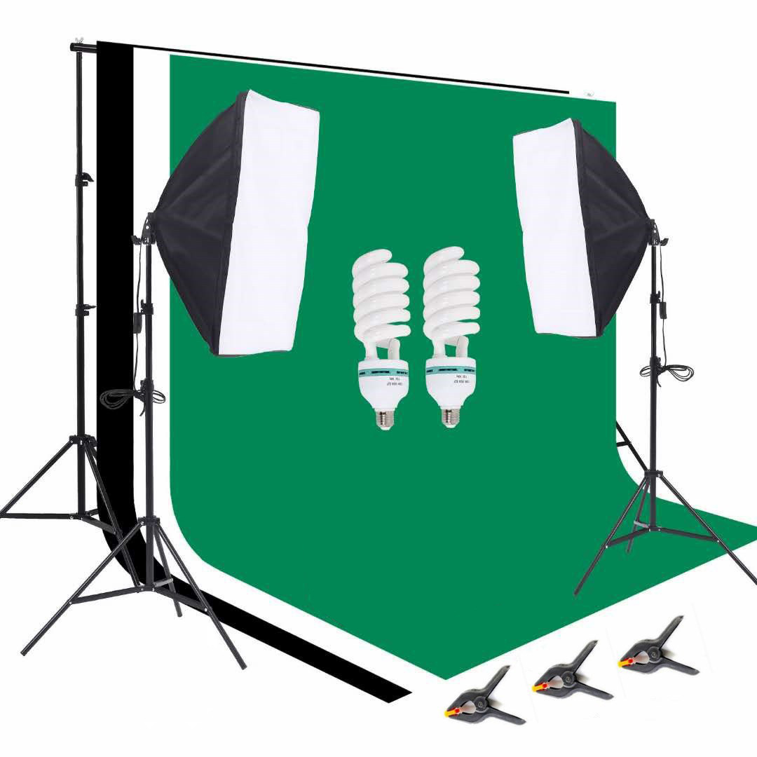 Equipo de estudio fotográfico: - Photography Umbrella Lights reseña y precio