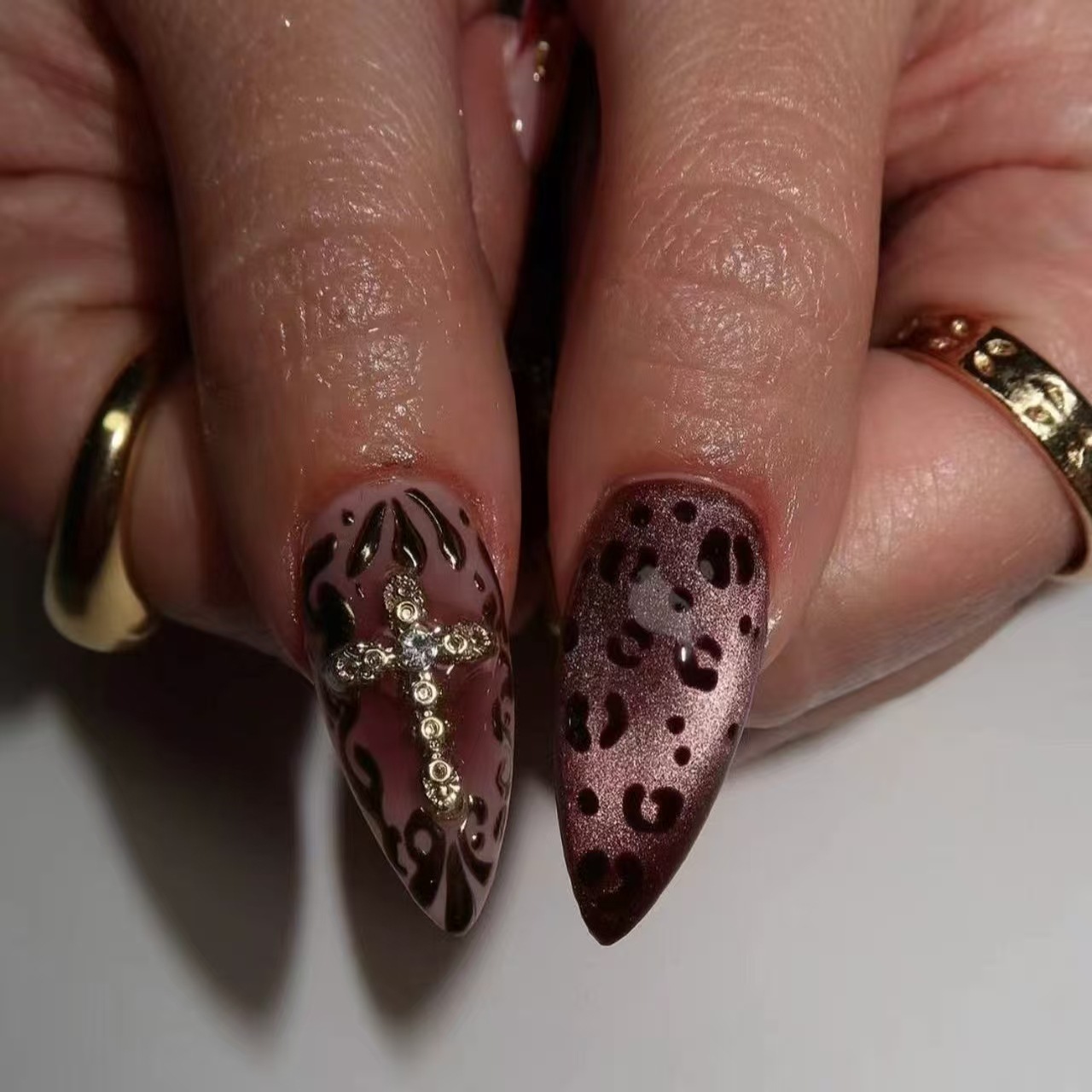 Uñas postizas color rojo vino  - Photography Tips reseña y precio