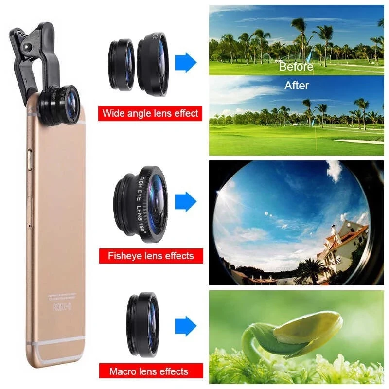 Lente de Cámara 3 en 1 con Ojo - Photography Zooming reseña y precio